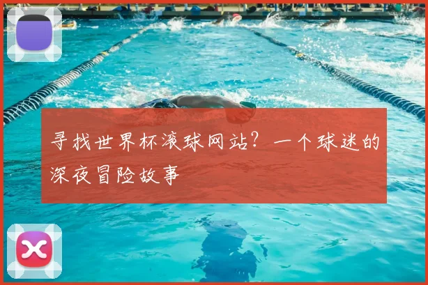 寻找世界杯滚球网站？一个球迷的深夜冒险故事