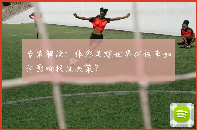 专家解读:体彩足球世界杯倍率如何影响投注决策?